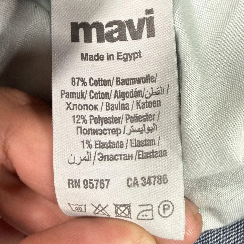 NWT Mavi Zach Jeans Men 42x32 Blue Medium Wash Straight Leg Stretch Denim Casual